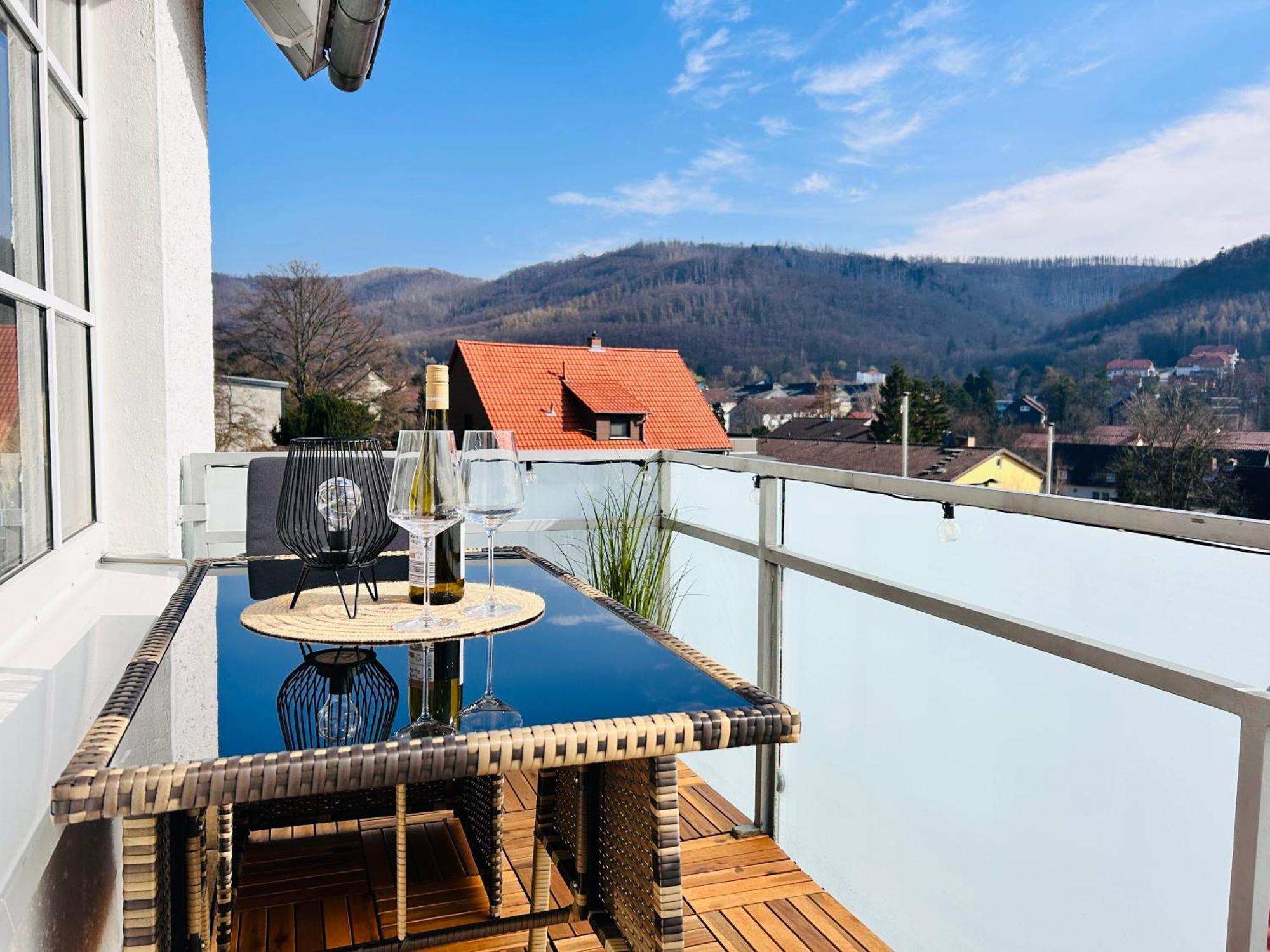 Harzburgliving Wohnung Goethe'S Ausblick Bad Harzburg Esterno foto